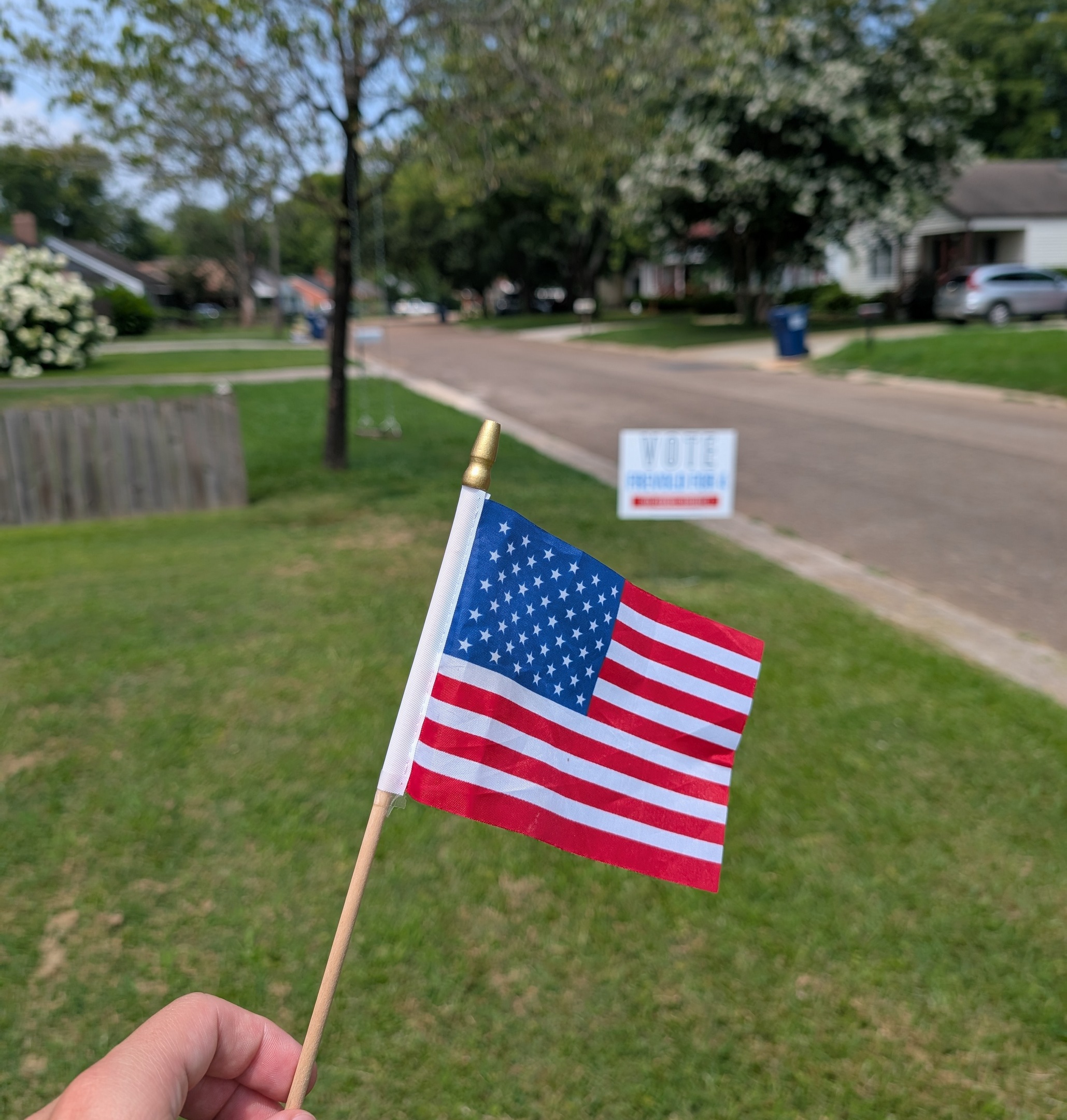 I’ll be at the 4th of July celebration at Big Spring Park!